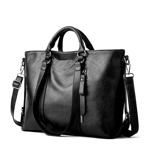 Coolives Damentasche Damen Henkeltasche mit Schultergurt aus PU-Leder Vintage Handtasche Retro Tasche Umhängetasche Schultertasche Damenhandtasche Taschen für Frauen Mutter Schwarz Coolives Damentasche Damen Henkeltasche mit Schultergurt aus PU-Leder Vintage Handtasche Retro Tasche Umhängetasche Schultertasche Damenhandtasche Taschen für Frauen Mutter Schwarz von Coolives