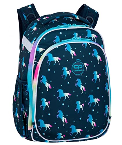 Coolpack F015670, Schulrucksack TURTLE BLUE UNICORN, Blue, 40 x 29 x 14 cm von CoolPack