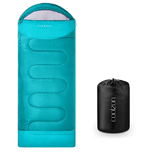 Coolzon Schlafsack Outdoor für Camping 3-4 Jahreszeiten, Erwachsene Deckenschlafsack Kleines Packmaß Ultraleicht Tragetasche, Weich Dick und Warm für Outdoor Camping, Reise, Wandern, Blau Coolzon Schlafsack Outdoor für Camping 3-4 Jahreszeiten, Erwachsene Deckenschlafsack Kleines Packmaß Ultraleicht Tragetasche, Weich Dick und Warm für Outdoor Camping, Reise, Wandern, Blau von Coolzon