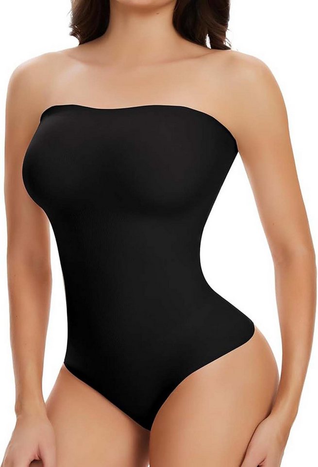 Coonoor Shaping-Body Damen Trägerloser Body Shapewear Bodysuit mit Abnehmbarer von Coonoor