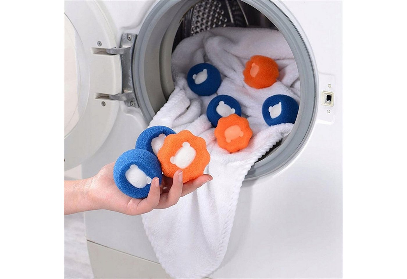 Coonoor Wäschekugel Haustier Haarentferner für Waschmaschine (6-St) von Coonoor