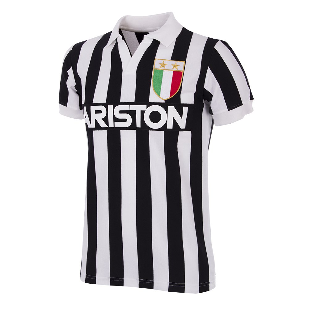 Copa Juventus Fc 1984-85 Retro Short Sleeve T-shirt Weiß,Schwarz L Mann von Copa