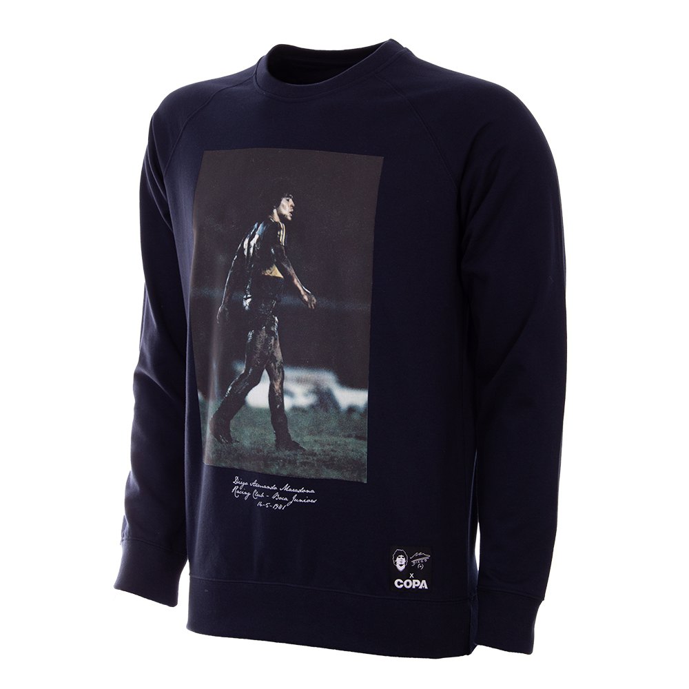 Copa Maradona X Muddy Pitch Sweatshirt Blau M Mann von Copa