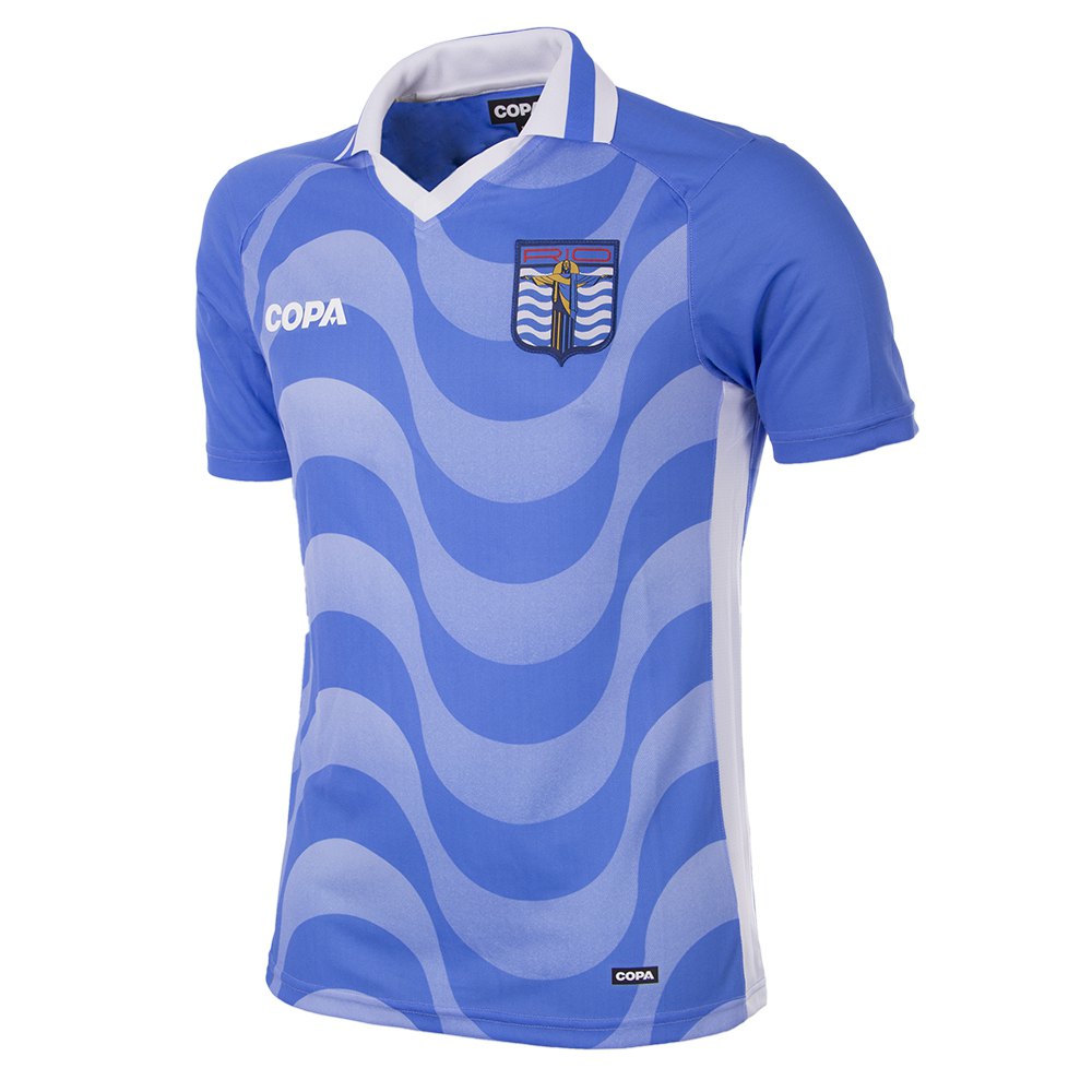 Copa Rio De Janeiro Short Sleeve T-shirt Blau S Mann von Copa