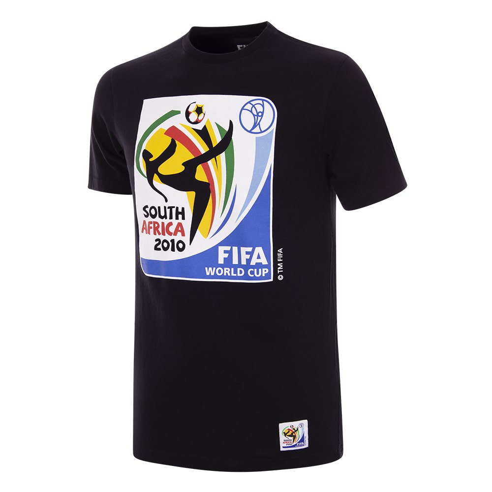 Copa South Africa 2010 World Cup Emblem Short Sleeve T-shirt Schwarz L Mann von Copa