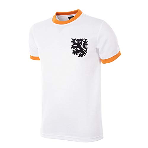 COPA Herren Holland World Cup Away 1978 Retro Football Shirt Fußball Rundhals T, weiß, L von COPA