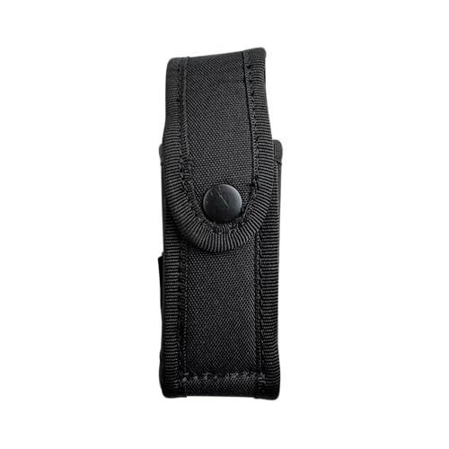 COPTEX hochwertiges Holster Etui Tasche Halterung für CS-Gas KO- und Pfeffersprays 63 ml für Gürtel und Molle-System 600D Polyester schwarz von Coptex