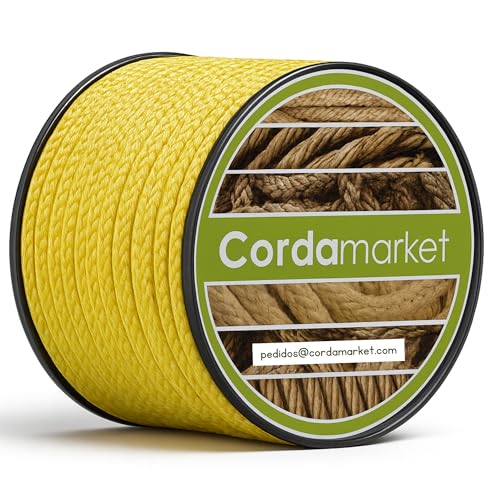 Cordamarket Dyneema Seil, Unisex, für Erwachsene, Unisex-Erwachsene, CDMKDYA040015, gelb, 4mm a 15mts Cordamarket Dyneema Seil, Unisex, für Erwachsene, Unisex-Erwachsene, CDMKDYA040015, gelb, 4mm a 15mts von Cordamarket