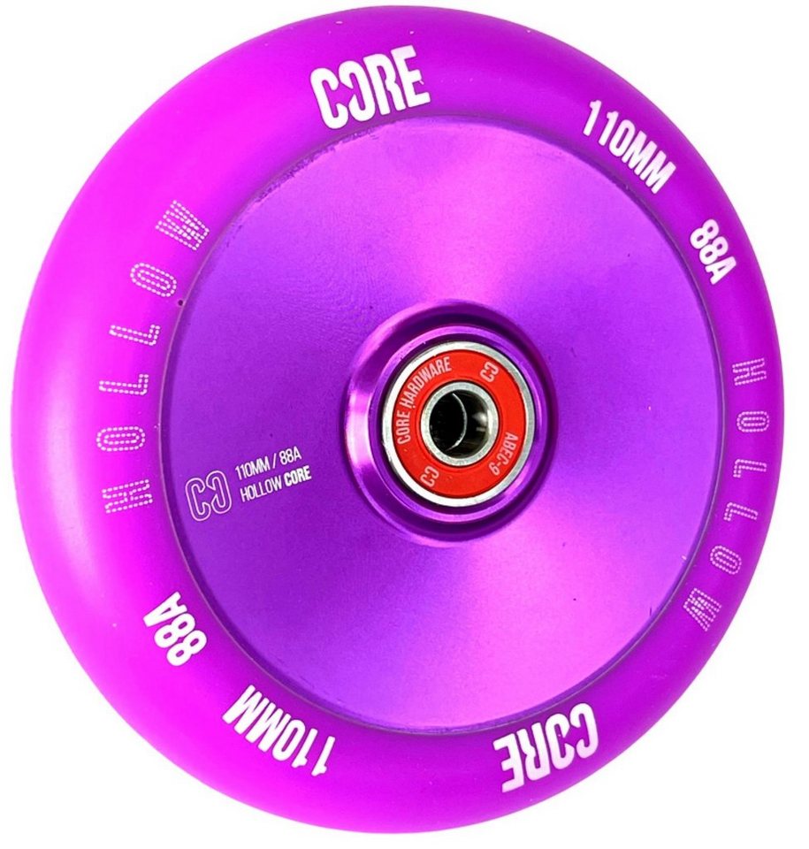 Core Action Sports Stuntscooter Core Hollow V2 Stunt-Scooter Rolle 110mm Lila/PU Lila von Core Action Sports