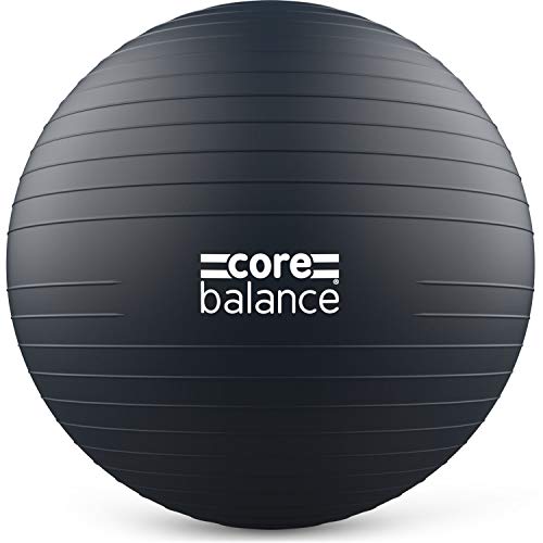 Core Balance, berstsicherer Gymnastikball - für Fitness Yoga Schwangerschaft - 55cm 65cm 75cm 85cm - inkl. Luftpumpe Core Balance, berstsicherer Gymnastikball - für Fitness Yoga Schwangerschaft - 55cm 65cm 75cm 85cm - inkl. Luftpumpe von Core Balance