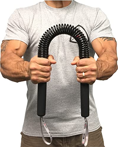 Python Power-Twister Bar – Oberkörperübung für Brust, Schulter, Unterarm, Bizeps und Armstärkung, Trainingsgerät von Core Prodigy (13,6–36,3 kg) von Core Prodigy