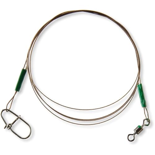 Cormoran 1x19 Stahlvorfach braun mit Wirbel und Karabiner 60cm 6kg SB2 Cormoran 1x19 Stahlvorfach braun mit Wirbel und Karabiner 60cm 6kg SB2 von Cormoran
