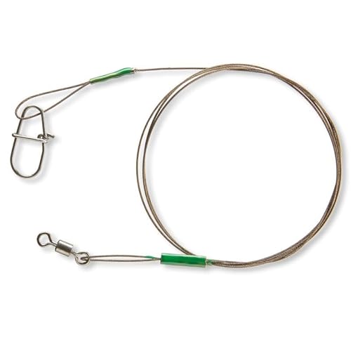 Cormoran 7x7 Stahhlvorfach braun mit Wirbel und Karabiner 20cm 13kg SB2 Cormoran 7x7 Stahhlvorfach braun mit Wirbel und Karabiner 20cm 13kg SB2 von Cormoran