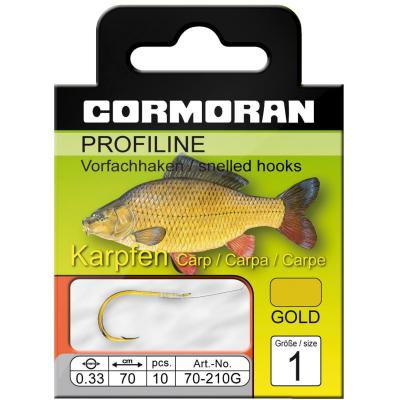 Cormoran PROFILINE Karpfenhaken gold Gr.4 0,27mm von Cormoran