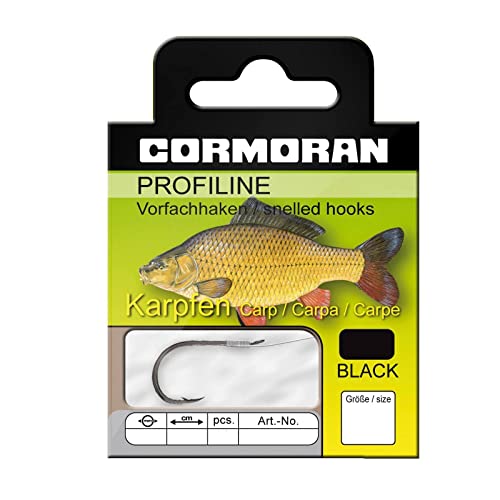 Cormoran PROFILINE Karpfenhaken schwarz Gr.6 0,25mm Cormoran PROFILINE Karpfenhaken schwarz Gr.6 0,25mm von Cormoran