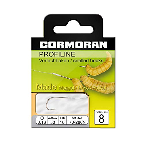 Cormoran PROFILINE Madenhaken Nickel Gr.16 0,10mm Cormoran PROFILINE Madenhaken Nickel Gr.16 0,10mm von Cormoran