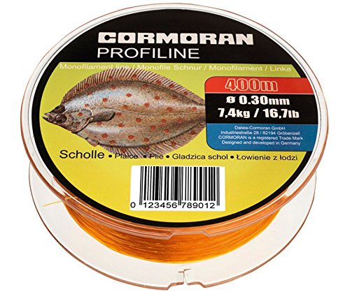 Cormoran Profiline Scholle fluo-orange 0.30mm 7.4kg 400m von Cormoran