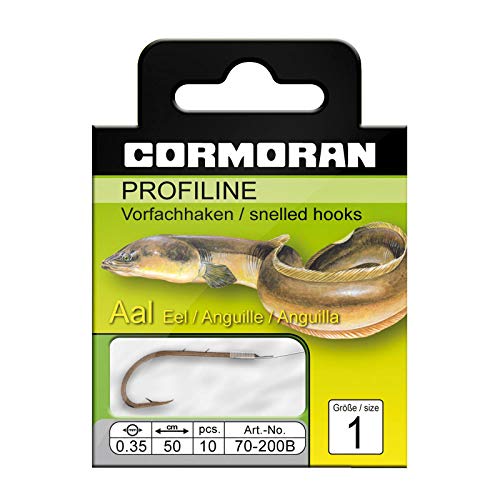 Cormoran PROFILINE Aalhaken brüniert Gr.5 0,30mm von Cormoran