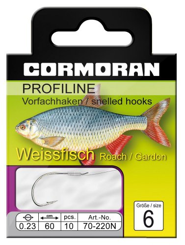 Cormoran PROFILINE Weißfischhaken Nickel Gr.10 0,18mm Cormoran PROFILINE Weißfischhaken Nickel Gr.10 0,18mm von Cormoran