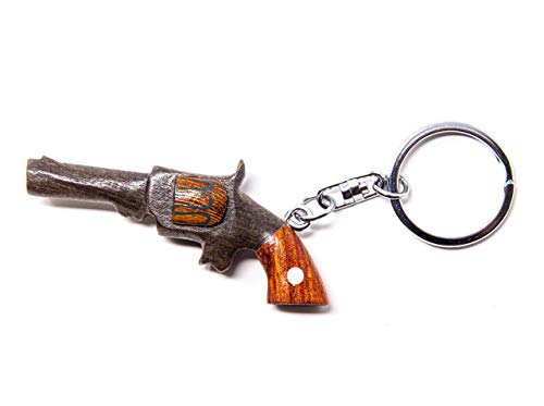 Schlüsselanhänger aus Holz - Revolver Schlüsselanhänger aus Holz - Revolver von Cornelißen
