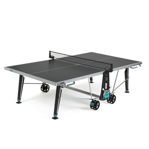 Cornilleau 400X - Outdoor Tischtennisplatte - Klappbar - Wetterfest - Robust - Rollbar - 10 Jahre Garantie - Tischtennistisch für draußen mit 5 mm Melaminharzplatte - TÜV geprüft - Grau Cornilleau 400X - Outdoor Tischtennisplatte - Klappbar - Wetterfest - Robust - Rollbar - 10 Jahre Garantie - Tischtennistisch für draußen mit 5 mm Melaminharzplatte - TÜV geprüft - Grau von Cornilleau