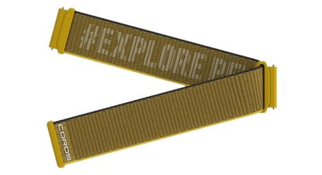 armband aus nylon 22mm coros apex 2 pro jaune von Coros