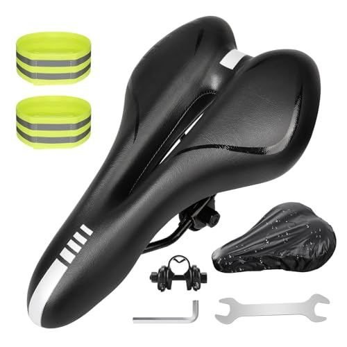Fahrradsattel Herren Bequem, Gel MTB Sattel Fahrrad Sattel, Ergonomischer Sportsattel für Mountainbikes, für Damen Herren, Fahrradsättel Hohl Rennrad Sattel Mountainbike Zubehör Fahrradsattel Herren Bequem, Gel MTB Sattel Fahrrad Sattel, Ergonomischer Sportsattel für Mountainbikes, für Damen Herren, Fahrradsättel Hohl Rennrad Sattel Mountainbike Zubehör von Corpower