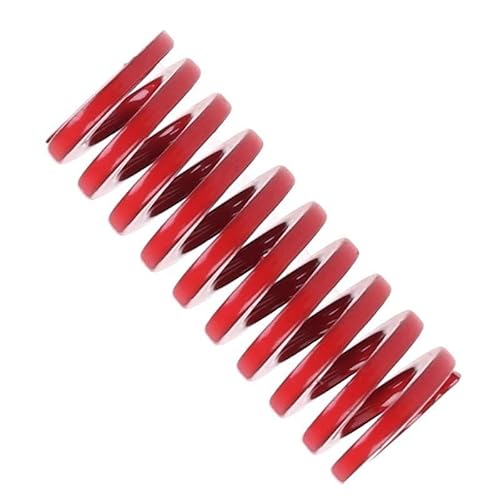 Cortnn Red Spring Rechteckiger Federstahl TF Leichte und kleine Last Außendurchmesser Außendurchmesser 25 mm Innendurchmesser 12,5 mm Länge 20–250 mm(25x12.5x45-10pcs) von Cortnn