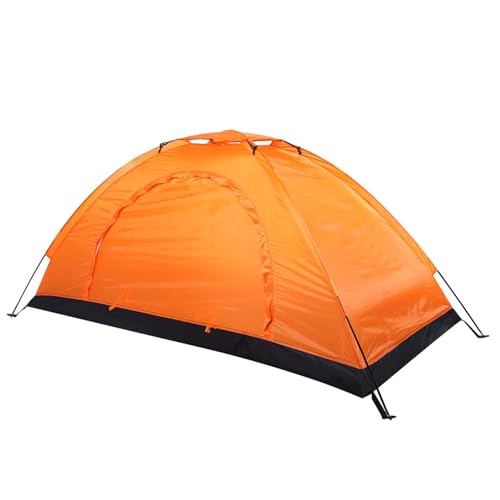 Zelte für Camping, 1-Personen-Zelt, Winddicht, für den Außenbereich, Einzelzelt, Freizeit, Wasserdichtes Zelt, Strandzelt für Camping, Angeln, Klettern (ORANGE) von Cosiki