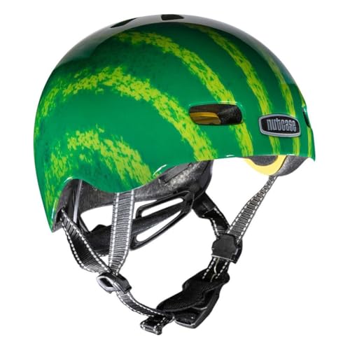 Nutcase Baby Nutty, Baby- und Kinderfahrradhelm, MIPS, Kopfumfang 48-52 cm Watermelon von Cosmic Sports