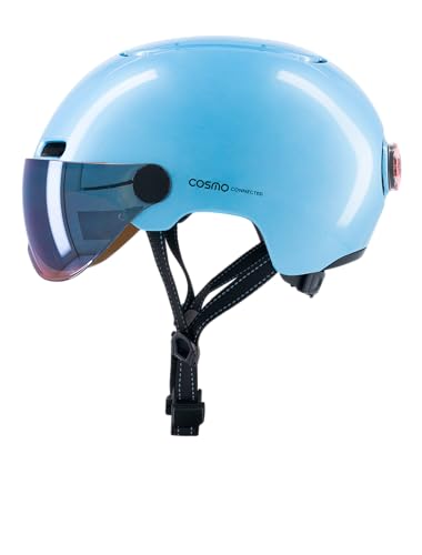 Cosmo Connected Cosmo Fusion Fahrradhelm, Hellblau, glänzend, one Size von Cosmo Connected