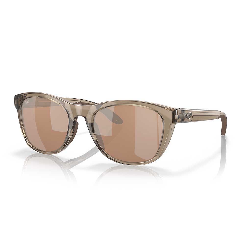 Costa Aleta Polarized Sunglasses Golden Copper Silver Mirror 580P/CAT2 Frau Costa Aleta Polarized Sunglasses Golden Copper Silver Mirror 580P/CAT2 Frau von Costa