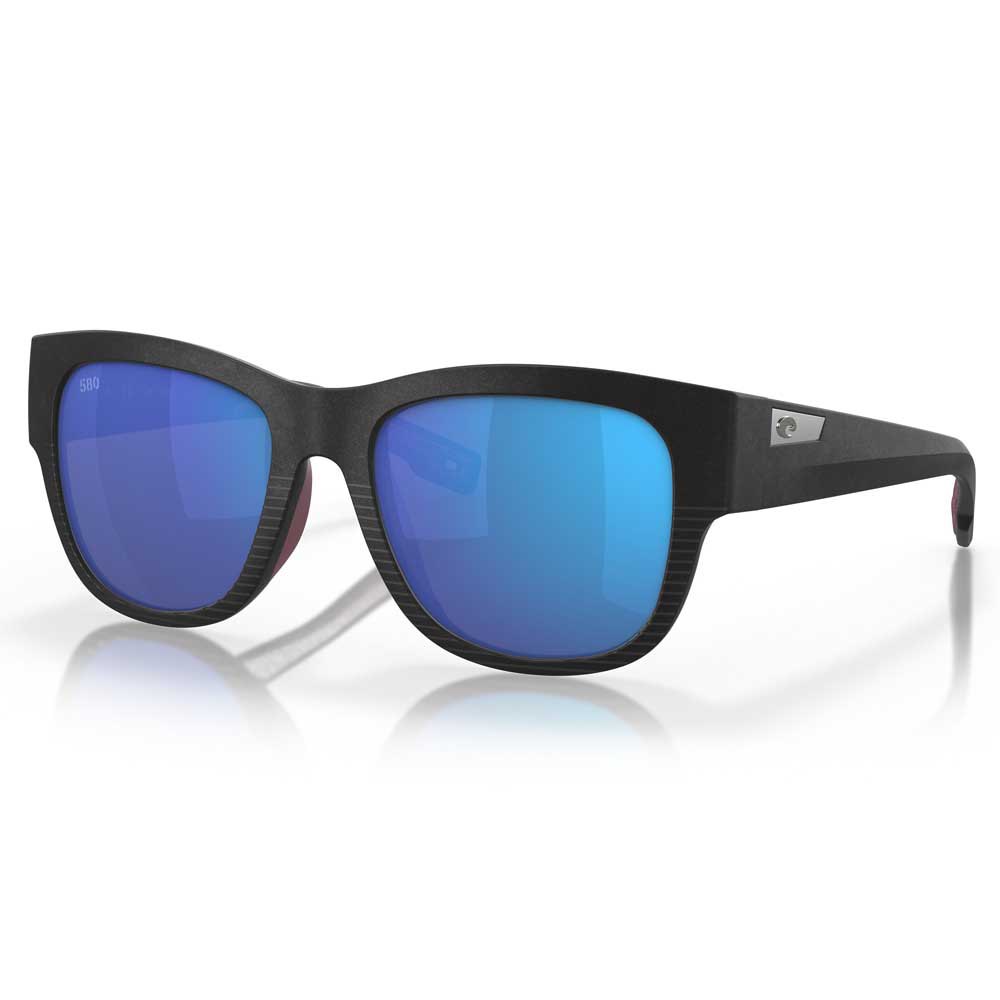 Costa Caleta Mirrored Polarized Sunglasses Schwarz Gray Blue Mirror 580G/CAT3 Frau von Costa