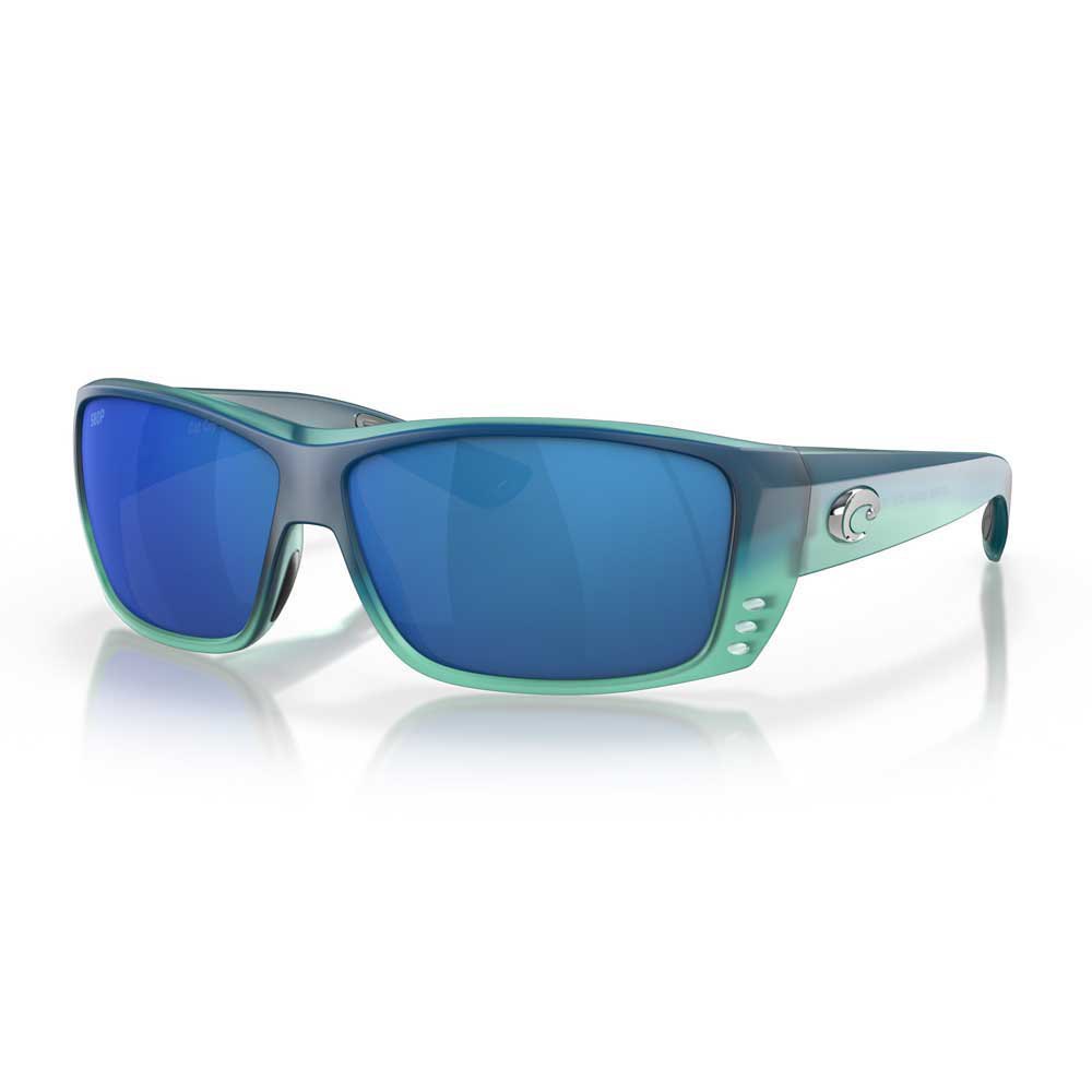 Costa Cat Cay Mirrored Polarized Sunglasses Durchsichtig,Blau Blue Mirror 580P/CAT3 Frau von Costa