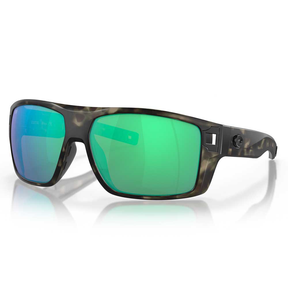 Costa Diego Mirrored Polarized Sunglasses Golden Green Mirror 580G/CAT2 Frau von Costa