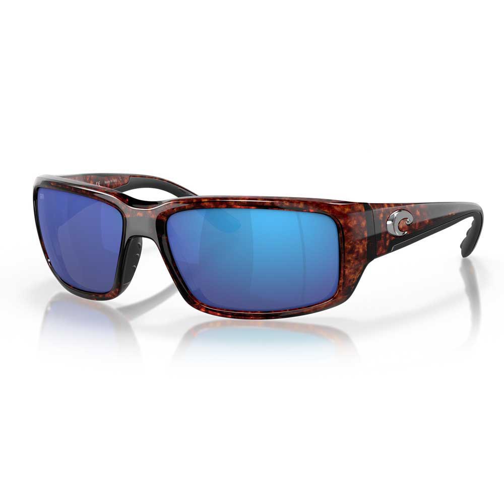 Costa Fantail Mirrored Polarized Sunglasses Braun,Golden Blue Mirror 580G/CAT3 Frau von Costa