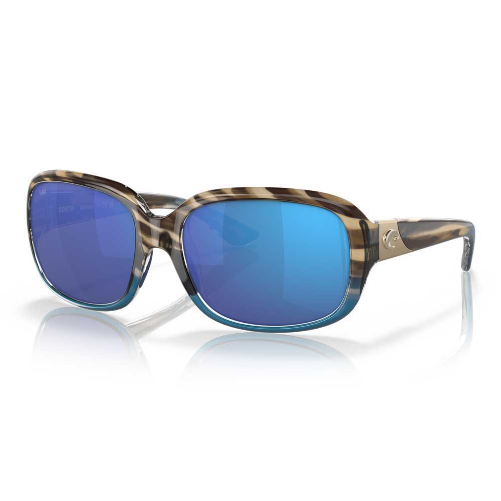 Costa Gannet Mirrored Polarized Sunglasses Golden Blue Mirror 580G/CAT3 Mann von Costa