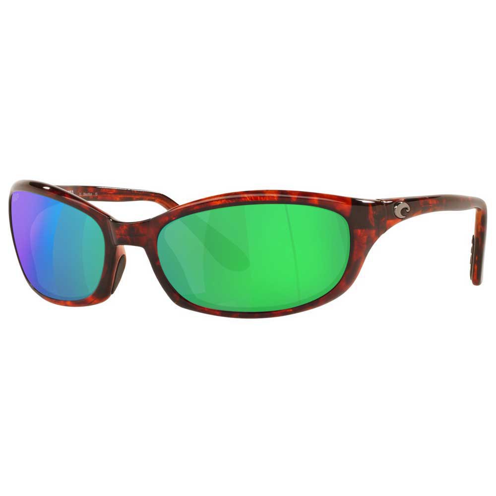 Costa Harpoon Mirrored Polarized Sunglasses Golden Green Mirror 580P/CAT2 Frau von Costa