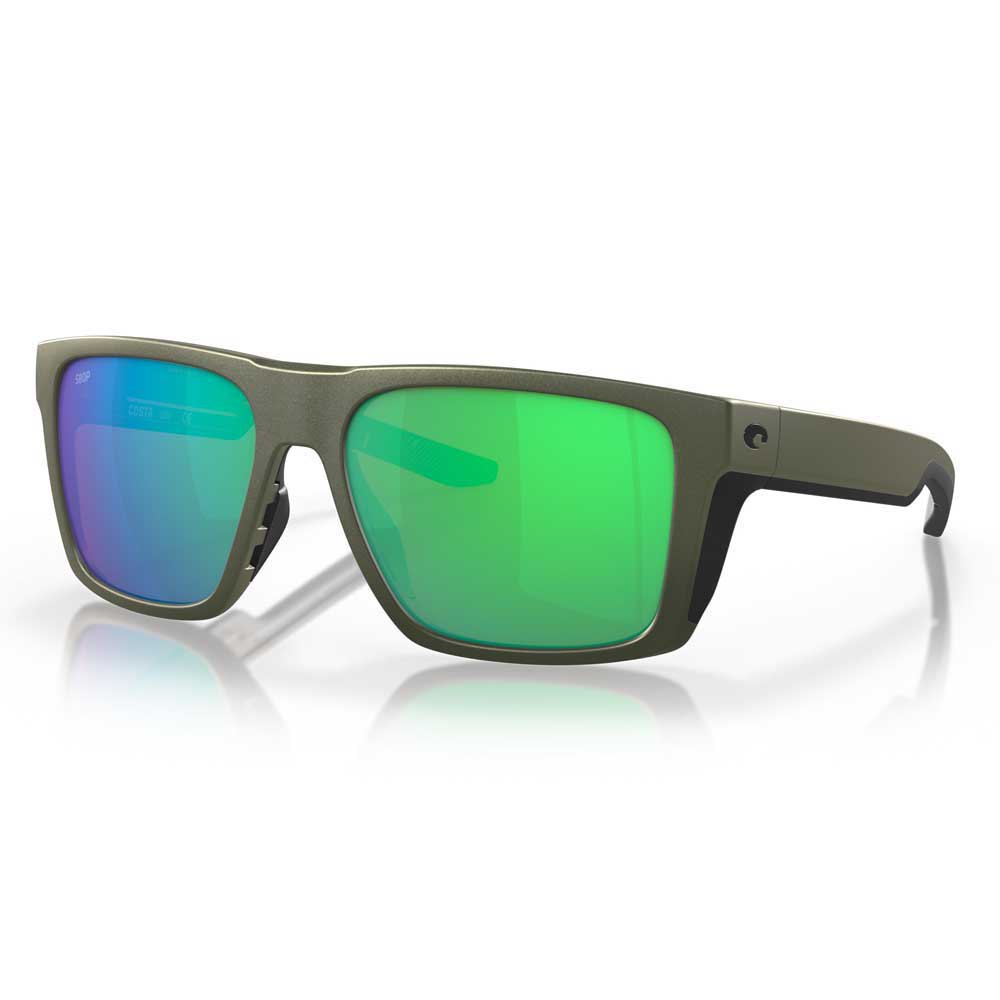 Costa Lido Mirrored Polarized Sunglasses Golden Green Mirror 580P/CAT2 Frau von Costa