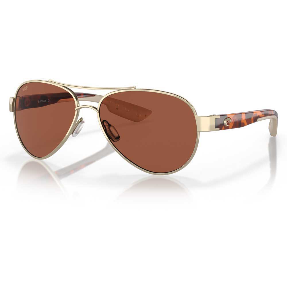 Costa Loreto Polarized Sunglasses Golden Copper 580P/CAT2 Mann von Costa