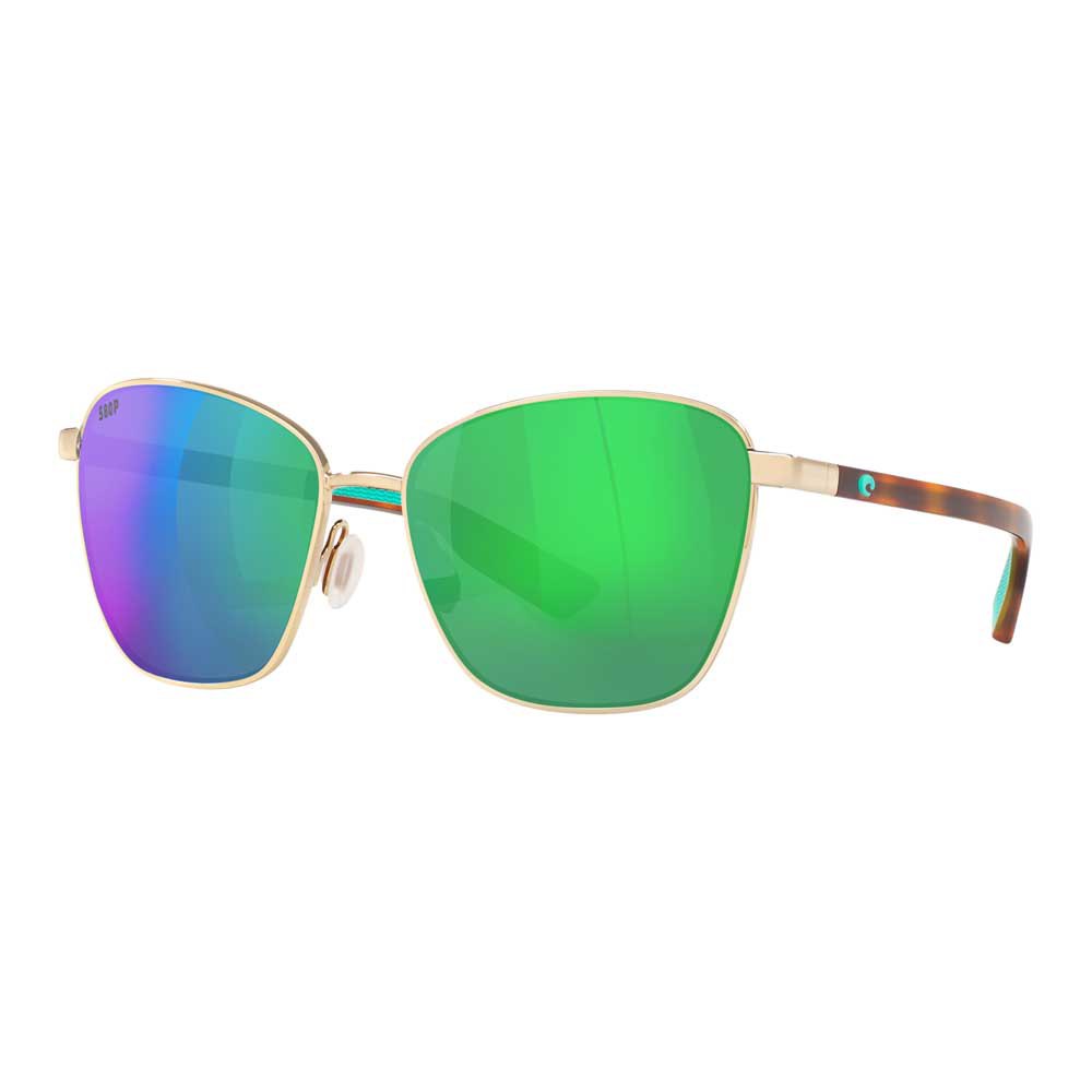 Costa Paloma Mirrored Polarized Sunglasses Golden Green Mirror 580P/CAT2 Mann von Costa