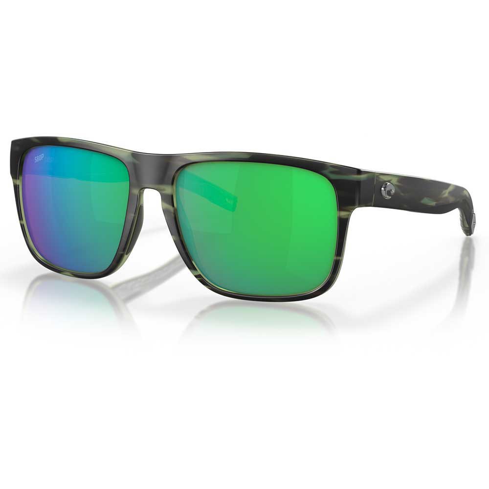 Costa Spearo Xl Mirrored Polarized Sunglasses Golden Green Mirror 580P/CAT2 Frau Costa Spearo Xl Mirrored Polarized Sunglasses Golden Green Mirror 580P/CAT2 Frau von Costa