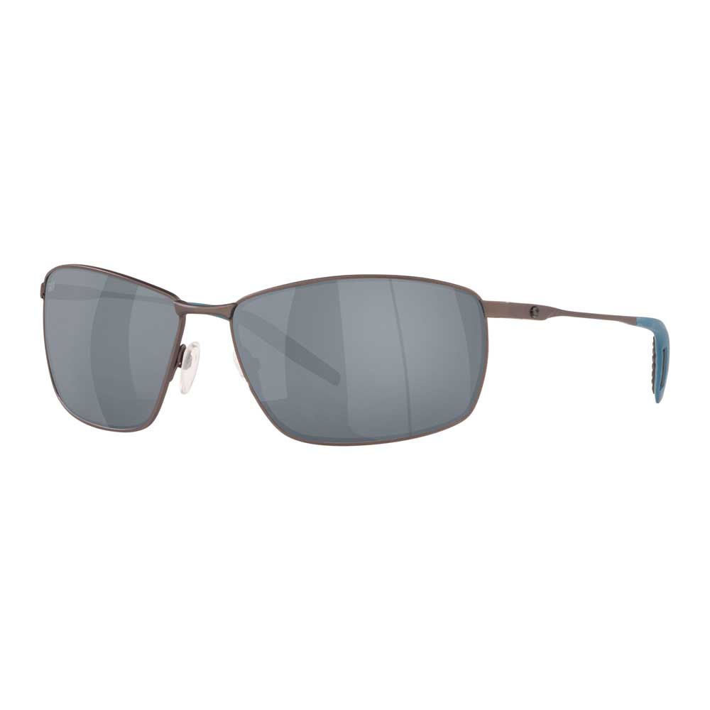 Costa Turret Mirrored Polarized Sunglasses Golden Gray Silver Mirror 580P/CAT3 Frau von Costa