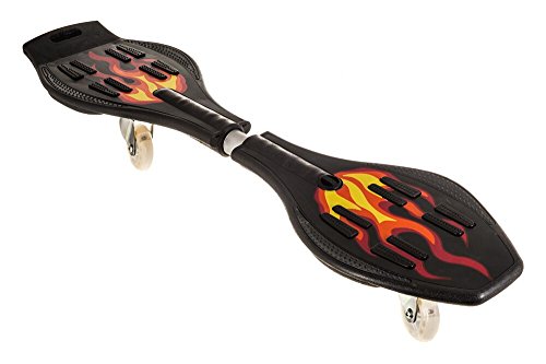 Costello HQ Waveboard / Skateboard, mit LED-Rollen, Orange Flame von Costello