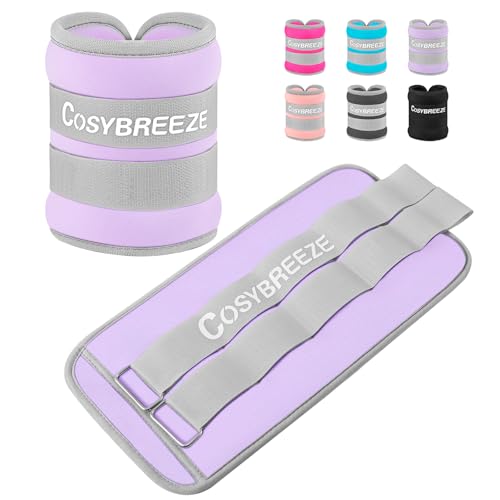 Cosybreeze Gewichtsmanschetten Fuß Gewichte für Beine und Arme Fußgewichte und Fußgelenkgewichte für Fitnessstudio Bewegung Laufen Joggen 8kg 1 Paar Gewichtsmanschetten Hand, Hellviolett Cosybreeze Gewichtsmanschetten Fuß Gewichte für Beine und Arme Fußgewichte und Fußgelenkgewichte für Fitnessstudio Bewegung Laufen Joggen 8kg 1 Paar Gewichtsmanschetten Hand, Hellviolett von Cosybreeze