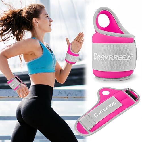 Cosybreeze Gewichtsmanschetten Hand Frauen Männer Gewichtsmanschetten Handgelenk Gewichte für Arme 1kg 1,5kg 1Paar Handgewichte Armgewichte für Fitnessstudio, Bewegung, Laufen, Joggen, Rosa Cosybreeze Gewichtsmanschetten Hand Frauen Männer Gewichtsmanschetten Handgelenk Gewichte für Arme 1kg 1,5kg 1Paar Handgewichte Armgewichte für Fitnessstudio, Bewegung, Laufen, Joggen, Rosa von Cosybreeze