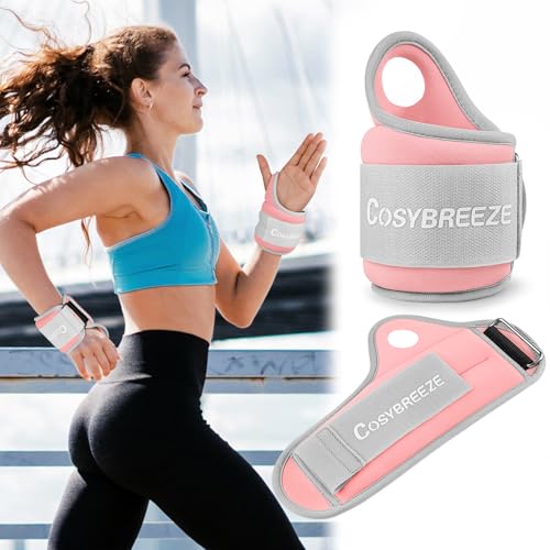 Cosybreeze Gewichtsmanschetten Hand Frauen Männer Gewichtsmanschetten Handgelenk Gewichte für Arme 1kg 1 Paar Handgewichte Armgewichte für Fitnessstudio, Bewegung, Laufen, Joggen, Hellrosa Cosybreeze Gewichtsmanschetten Hand Frauen Männer Gewichtsmanschetten Handgelenk Gewichte für Arme 1kg 1 Paar Handgewichte Armgewichte für Fitnessstudio, Bewegung, Laufen, Joggen, Hellrosa von Cosybreeze