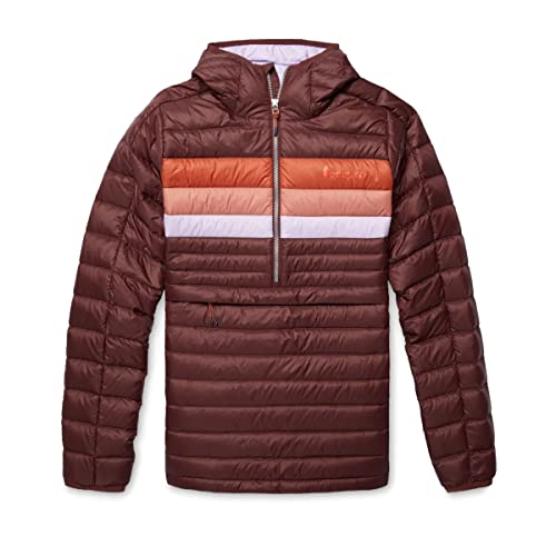 Cotopaxi Fuego Daunenpullover mit Kapuze, Damen, Kastanien-Streifen, Größe L von Cotopaxi