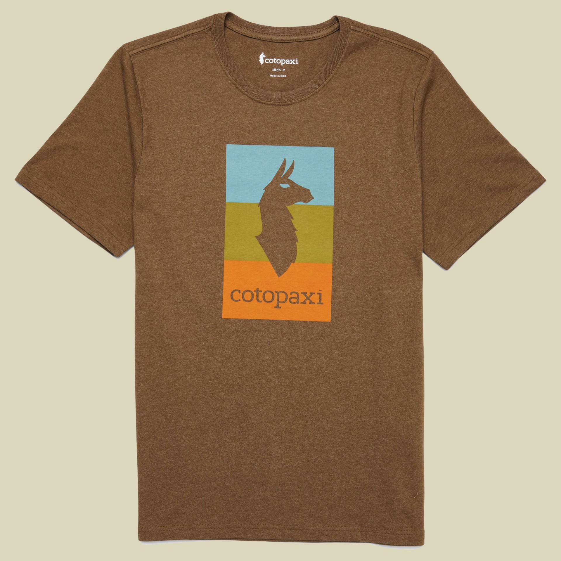 Llama Block T-Shirt Live Men M braun - Farbe oak Llama Block T-Shirt Live Men M braun - Farbe oak von Cotopaxi