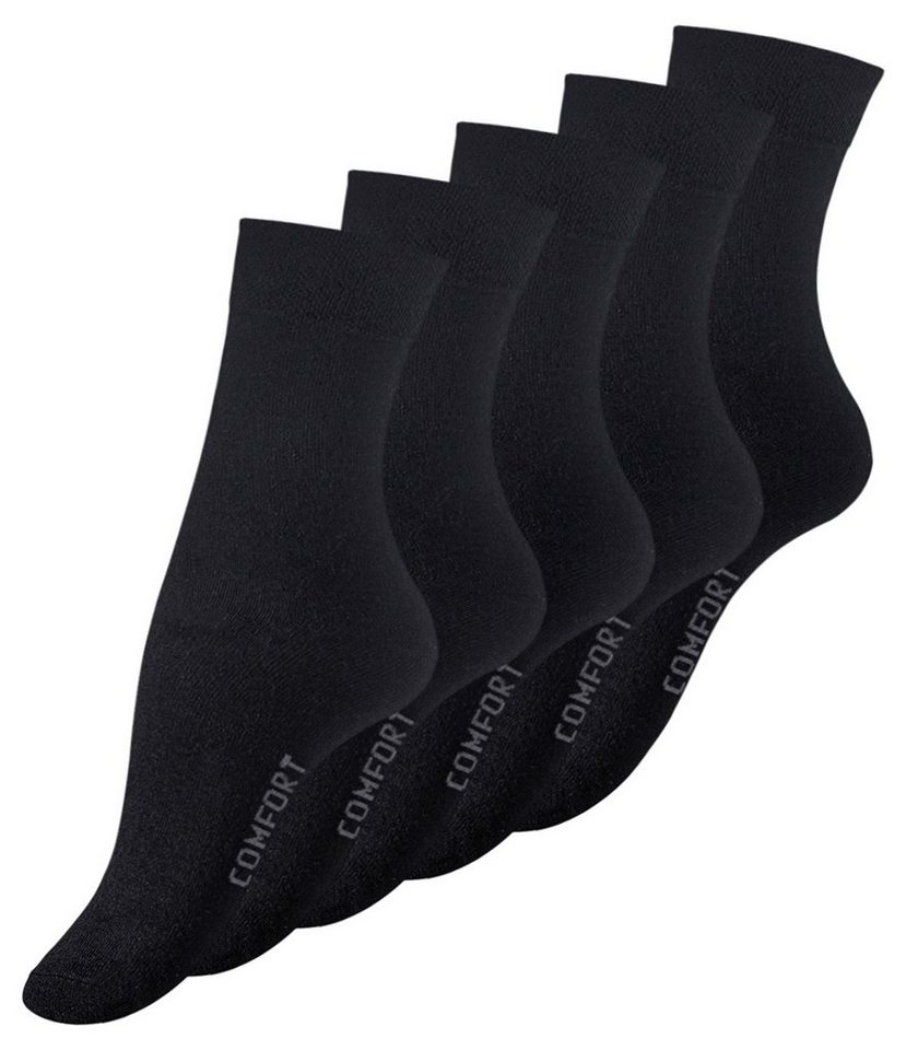 Cotton Prime® Socken ohne Gummibund (10-Paar) weiche Baumwollqualität von Cotton Prime®